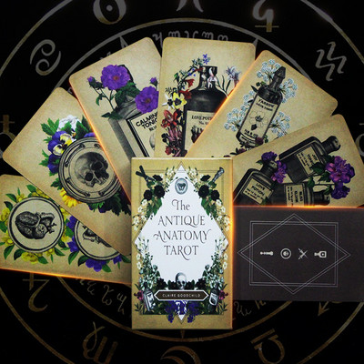 Nova karta Tarot Oracle Puna engleska verzija Gothic Word Light Seers Špil karata Stolna igra Zabavna društvena igra Poklon