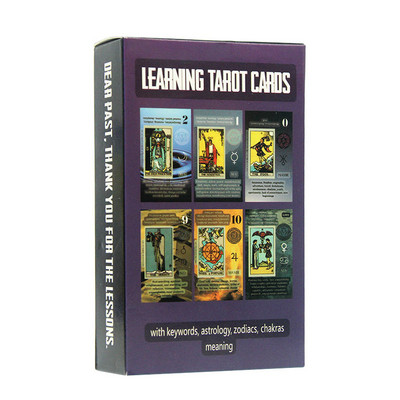 Nova karta Tarot Oracle Puna engleska verzija Gothic Word Light Seers Špil karata Stolna igra Zabavna društvena igra Poklon