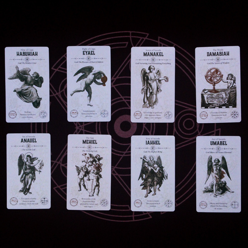 Nova karta Tarot Oracle Puna engleska verzija Gothic Word Light Seers Špil karata Stolna igra Zabavna društvena igra Poklon