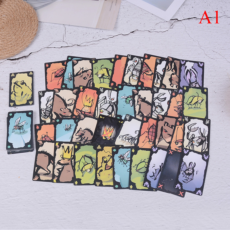 1 комплект забавна игра с карти Kakerlaken Salat/Poker/Royal/Suppe/Mogel Motte Настолна игра Family Party Игра на закрито с хлебарка