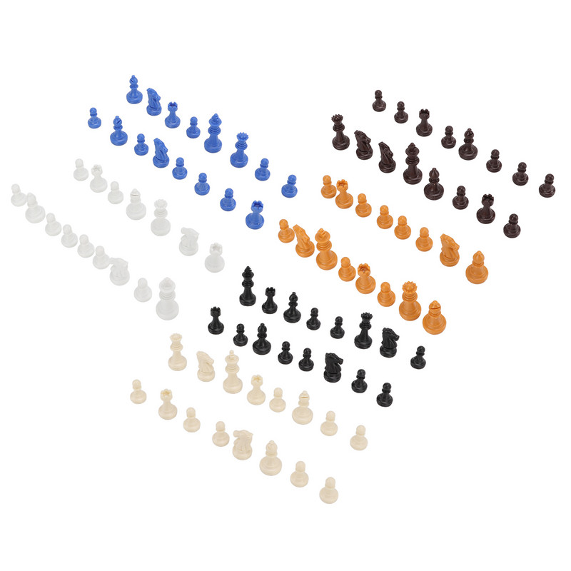 Piese de șah de schimb Piese de figurine de șah universal PS Plastic robust pentru petrecere