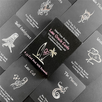 2021-es új Night Sun Tarot kártyák és PDF útmutató Jóslás Deck Szórakoztató Partik Társasjáték Támogatás Drop Shipping