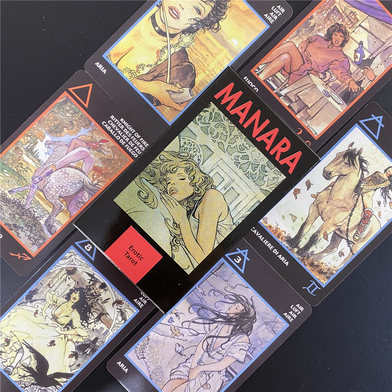 2021-es új Night Sun Tarot kártyák és PDF útmutató Jóslás Deck Szórakoztató Partik Társasjáték Támogatás Drop Shipping