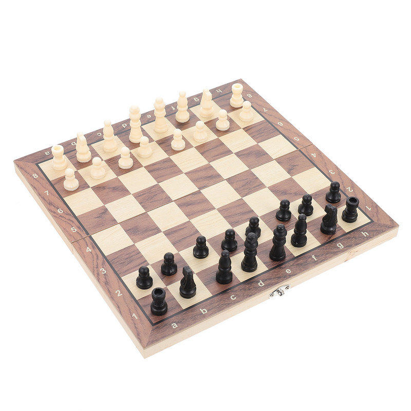 Joc de masă Seturi de joacă pentru copii Joc de masă pentru copii Set de călătorie Set de șah Fold Kids Brain Teaser Game