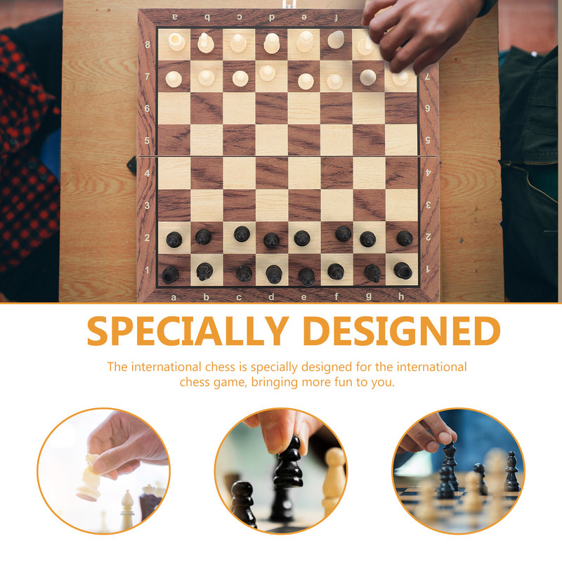 Joc de masă Seturi de joacă pentru copii Joc de masă pentru copii Set de călătorie Set de șah Fold Kids Brain Teaser Game