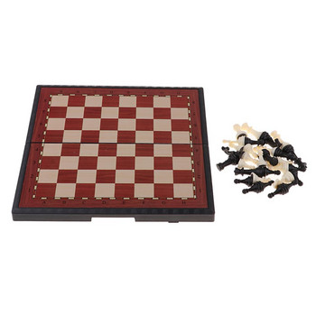 Φορητό Πτυσσόμενο International Chessboard Σετ Σκακιού Ταξιδίου 19x10cm