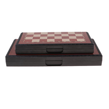 Φορητό Πτυσσόμενο International Chessboard Σετ Σκακιού Ταξιδίου 19x10cm