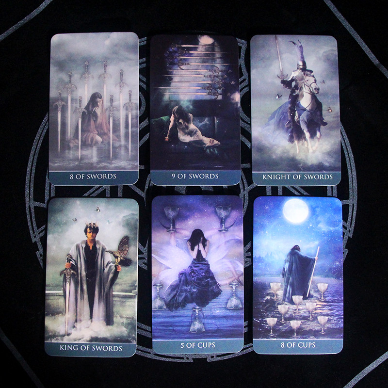 2022 Nou Sosire Niet-traditionele Tarot Oracle Card Dinination Fate Tarots Deck Joc de masă Carte de joc de înaltă calitate