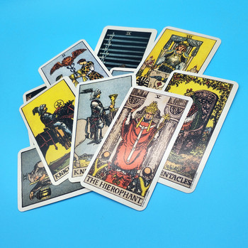 9 стила Магическо Таро Английско издание Radiant Rider Wait Таро карти Factory Made Smith Tarot Deck Настолна игра Карти Witch Tarot