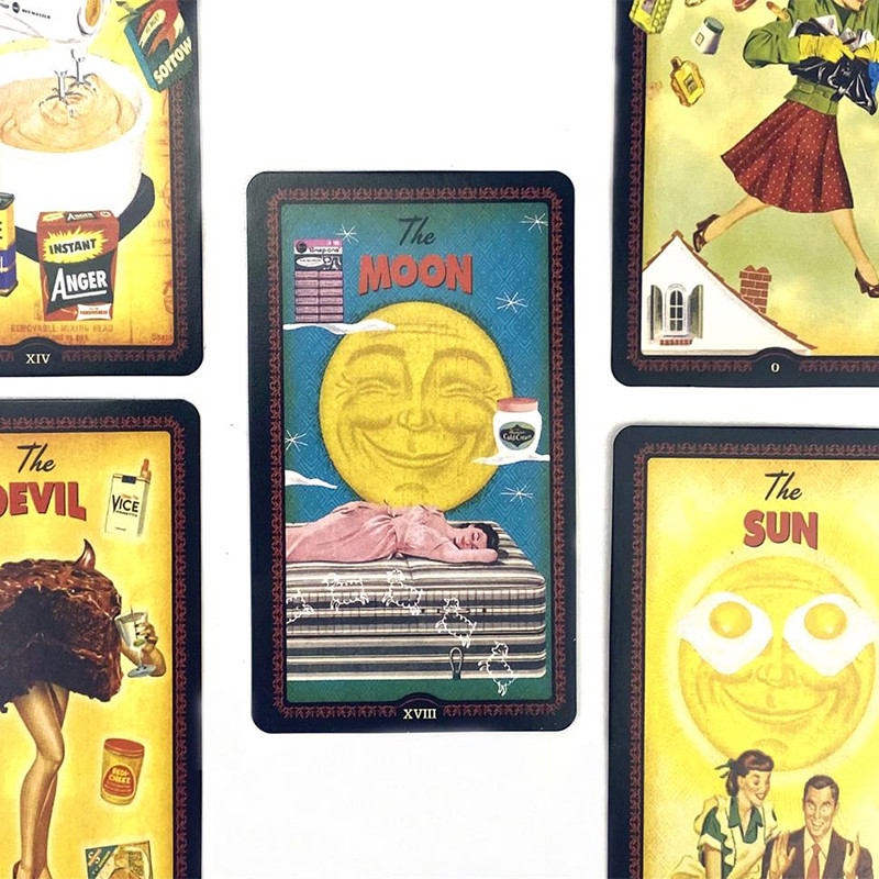 Háziasszonyok Tarot Kártya Jóslás Jóslás Pakli Családi Parti Társasjáték Jóslás Játék kezdőknek Kártyák