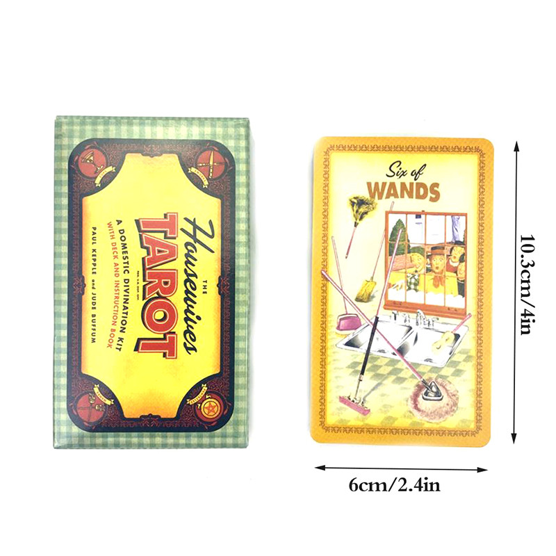 Háziasszonyok Tarot Kártya Jóslás Jóslás Pakli Családi Parti Társasjáték Jóslás Játék kezdőknek Kártyák