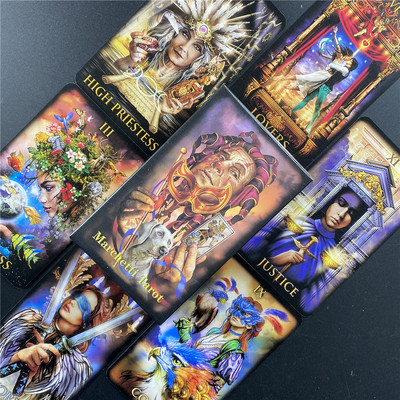 Star Spinner Taro kaart ingliskeelne versioon Oracle Divination Fate Game Deck Lauamängud Mängukaart PDF-juhendiga