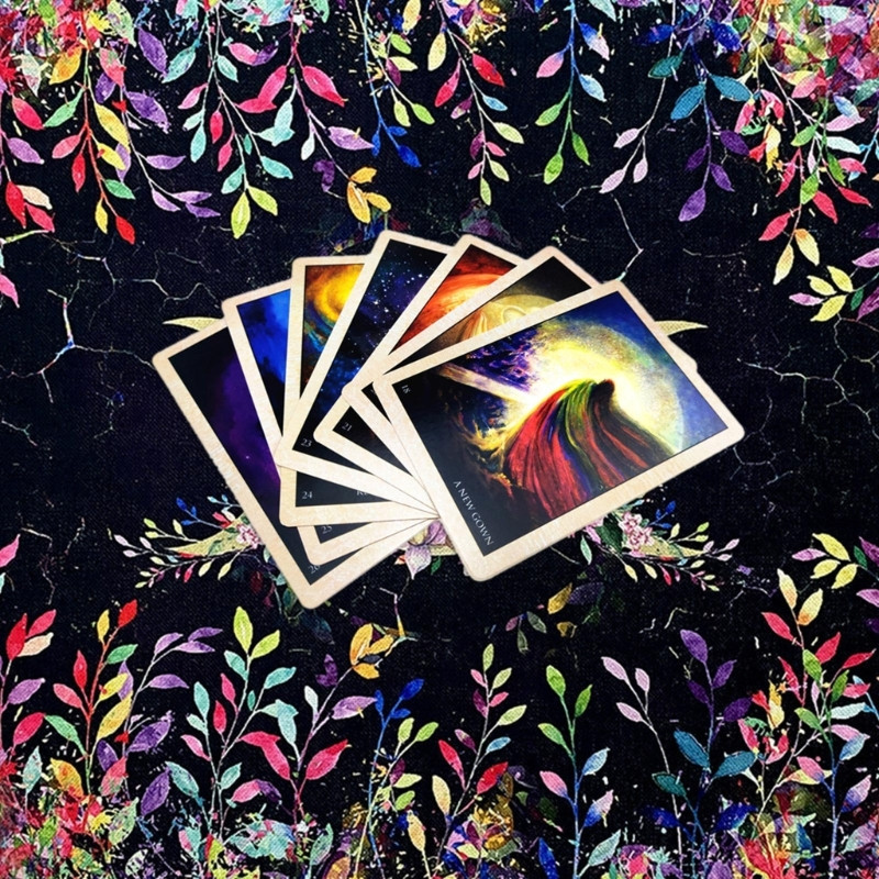 49x49cm Taro kaardi laudlina flanell geomeetriline kujund ennustamine altaririie lauamäng Oraaklite kaardipadjake ruunide tugi