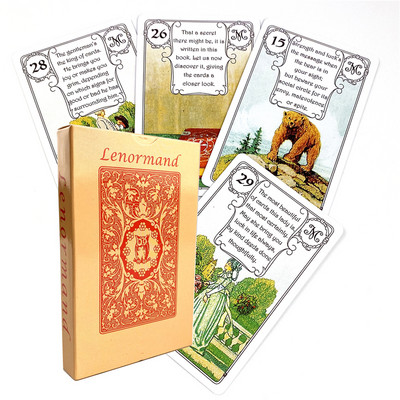 Tarokaardid ingliskeelne versioon Kolmikjumalanna Taromäng Kaardiennustuskaart Sõbrale peo meelelahutustarbed