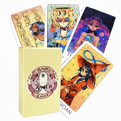 Tarokaardid ingliskeelne versioon Kolmikjumalanna Taromäng Kaardiennustuskaart Sõbrale peo meelelahutustarbed