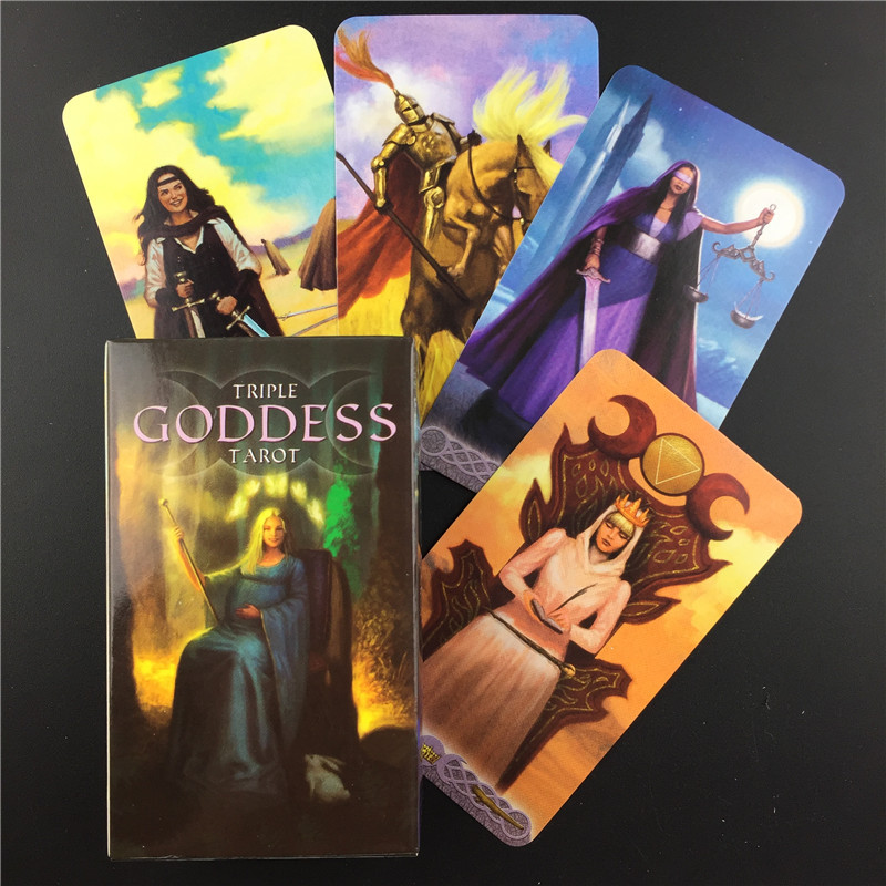 Tarokaardid ingliskeelne versioon Kolmikjumalanna Taromäng Kaardiennustuskaart Sõbrale peo meelelahutustarbed