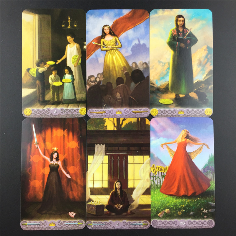 Tarokaardid ingliskeelne versioon Kolmikjumalanna Taromäng Kaardiennustuskaart Sõbrale peo meelelahutustarbed