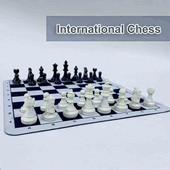 23,5 cm-es Vintage sakk egyszerű leejtésálló PS hordozható sakkkészlet oktatójáték gyerekeknek sakkkészlet oktatójáték