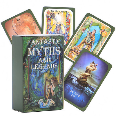 Νέο αγγλικό επιτραπέζιο παιχνίδι Mystery Card Tarot Δώρο μαντείας για πάρτι για πολλούς παίκτες Οικογενειακό πάρτι Βασικές δραστηριότητες παιχνιδιού με κάρτες
