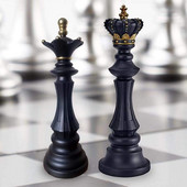 Retro šachmatų statula Dervos šachmatų figūrėlė Retro namų puošmena Papuošalai Minkšta apranga piktadarys šachmatų figūrėlė skulptūra Prabangūs šachmatai