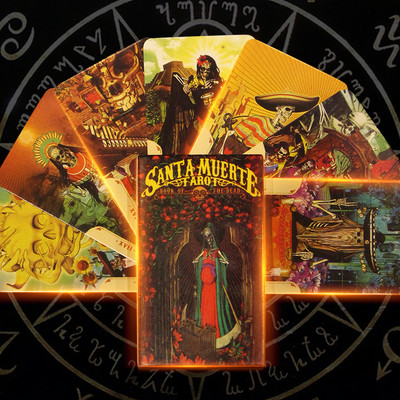 2022 New Arrive Curious Tarot Card Interactive Desktop Gothic Font Teljes angol verzió Oracle Cards Kiváló minőségű asztali játék