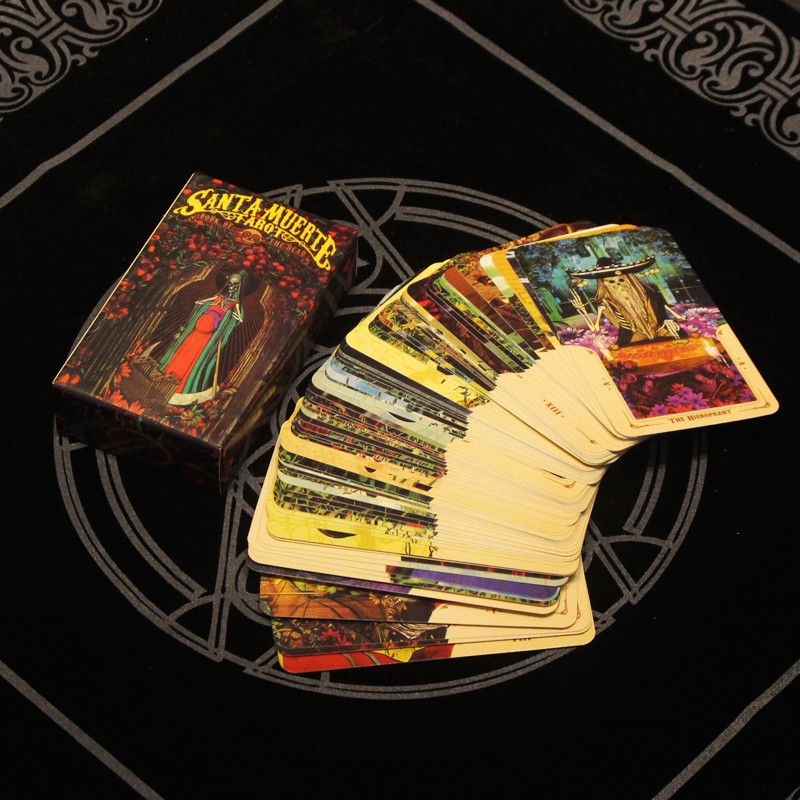 2022 New Arrive Curious Tarot Card Interactive Desktop Gothic Font Teljes angol verzió Oracle Cards Kiváló minőségű asztali játék