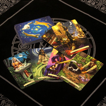 Mystery Minority Tarot Hot Sale Popular Oracle Card Пълна английска версия Gothic Font Tarots Deck Board Игра Подарък