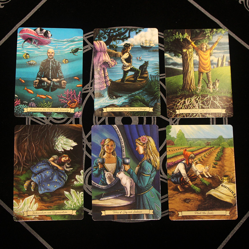 Mystery Minority Tarot kuum müük Populaarne Oracle`i kaart täisingliskeelne versioon gooti font Tarots tekilaua mängumängu kingitus