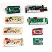 1 Arcade Zero Delay USB juhtkangi kodeerija PCB lauamängupulga kontroller arvuti ja Raspberry Pi One Player juhtimine ilma kaablita
