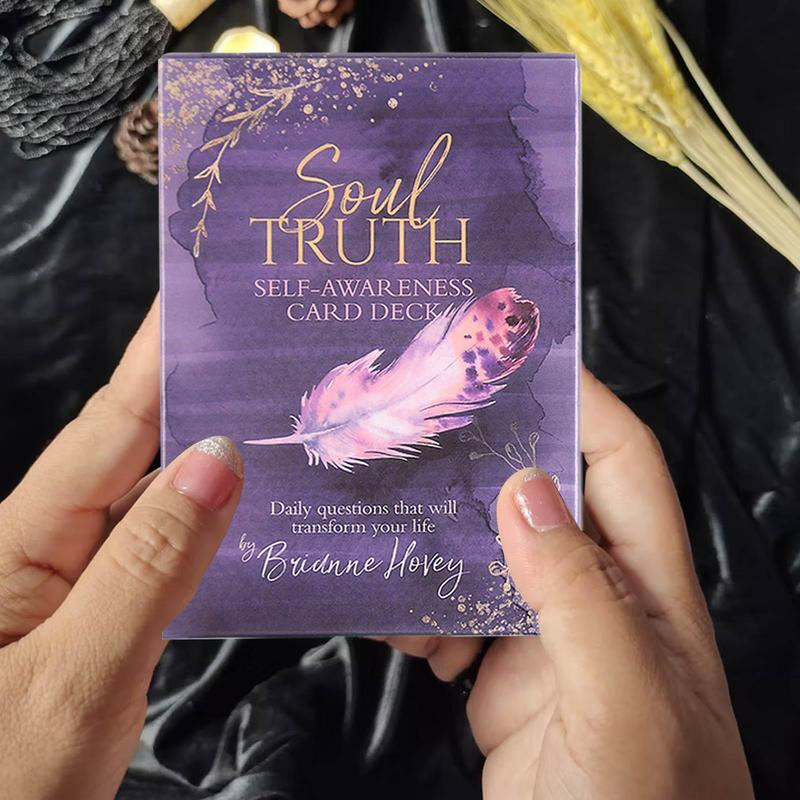 Souls Truth Eneseteadvuse kaardipakk Tarokaardid Inglise taropakk Peolauamäng Oraaklikaardid Ennustamise mängukaardid