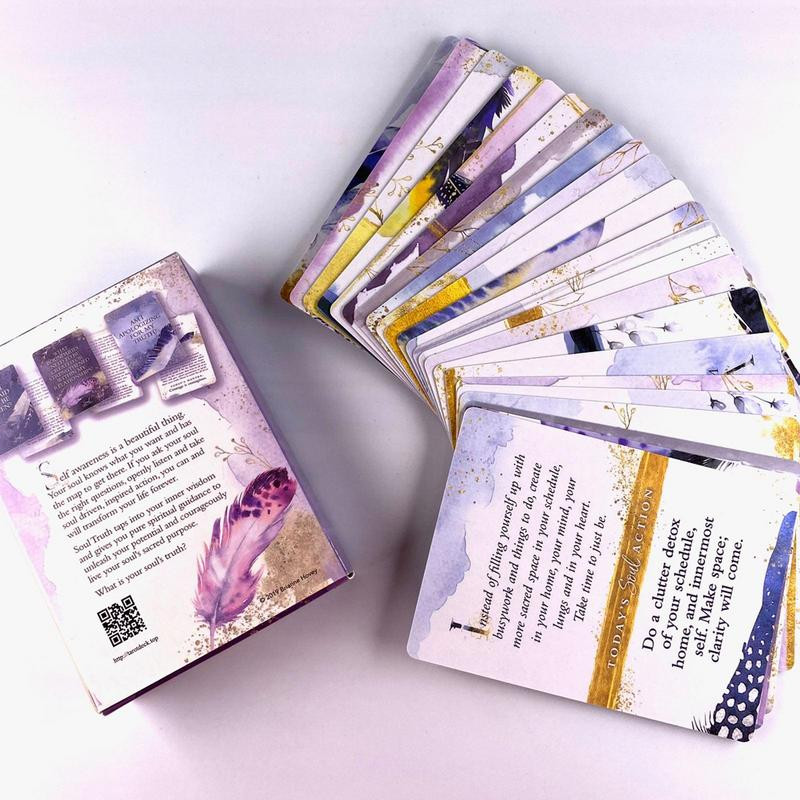 Souls Truth Eneseteadvuse kaardipakk Tarokaardid Inglise taropakk Peolauamäng Oraaklikaardid Ennustamise mängukaardid