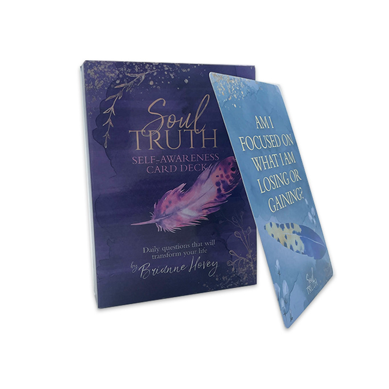 Új Tarot Pakli Oracle kártyák Titokzatos Jóslás Lélek Igazság Orákulák Pakli Női Lányoknak Boszorkányság Kártyák Játék Társasjáték