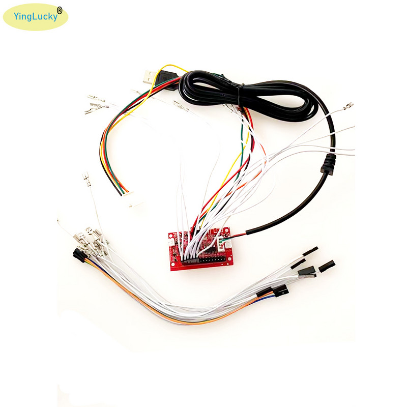 „Arcade Zero Delay“ USB plokštė belaidė „Bluetooth“ vairasvirtės kodavimo plokštė „Sanwa“ žaidimų lazdelės valdiklis PC PS3 PS4 „3 viename“ valdymas „pasidaryk pats“