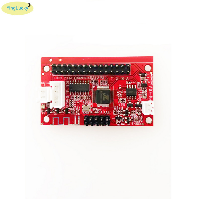 „Arcade Zero Delay“ USB plokštė belaidė „Bluetooth“ vairasvirtės kodavimo plokštė „Sanwa“ žaidimų lazdelės valdiklis PC PS3 PS4 „3 viename“ valdymas „pasidaryk pats“