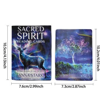Sacred Spirit Tarot Deck 36 Sheet Tarot Card Mysterious Divination Gameplay Fate Astrology Friend Party Entertainment Настолна игра