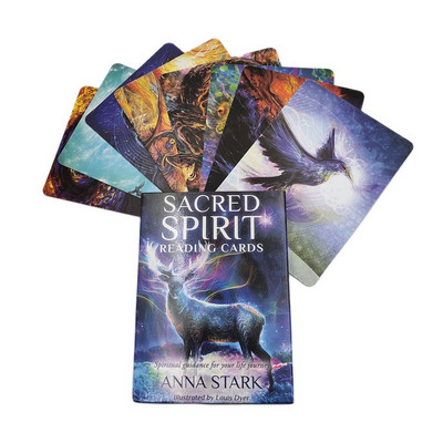 Sacred Spirit Tarot Deck 36 foi Carte de tarot Divinație misterioasă Gameplay Soarta Astrologie Friend Party Divertisment Joc de masă