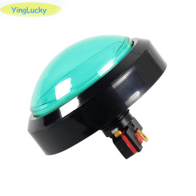 1 tk suure kupli surunupp 100 mm valgustatud mängusaali surunupud LED 12 V toitenupu lüliti surunupp mikrolülitiga