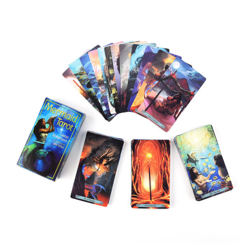 Mermaid Tarot Társasjátékok Orákulum Jóslás Próféta Próféta Kártya Póker Ajándékjóslás Oracle