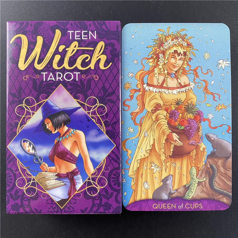 Νέες κάρτες Teen Witch Tarot Deck και PDF Καθοδήγηση Μαντεία Διασκέδαση Πάρτι Επιτραπέζιο παιχνίδι Υποστήριξη Drop Shipping