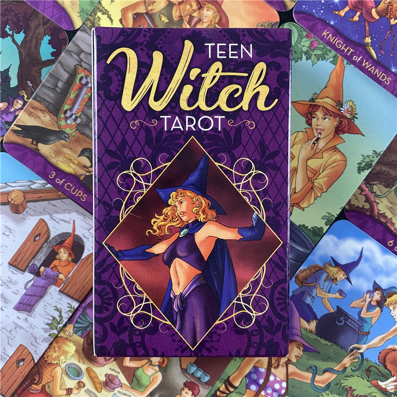 Νέες κάρτες Teen Witch Tarot Deck και PDF Καθοδήγηση Μαντεία Διασκέδαση Πάρτι Επιτραπέζιο παιχνίδι Υποστήριξη Drop Shipping