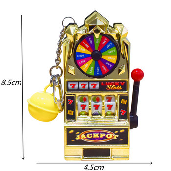 Lucky Jackpot Мини слот машина Играчки Игри за деца Детски игри с монети Игрална машина Грамофон Забавен коледен подарък