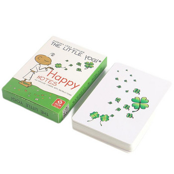 The Little Yogi Happy Notes 40 импулсни карти с инструкции за Beigers Friends Leisure Entertainment Парти Забавни настолни игри
