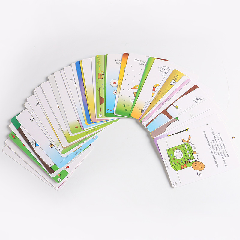 The Little Yogi Happy Notes 40 Impulse Cards With Instructions for Beigers Friends Leisure Entertainment Party Αστεία επιτραπέζια παιχνίδια