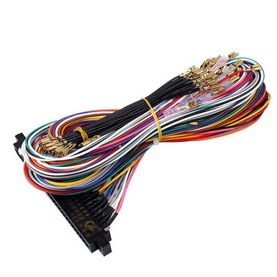 Arcade JAMMA 28/56 Pin 2,8/4,8mm Διασύνδεση Ερμάριο Καλωδίωση 140cm Καλώδιο πλεξούδας πλεξούδας για κονσόλες παιχνιδιών Pandora Arcade 5V&12V