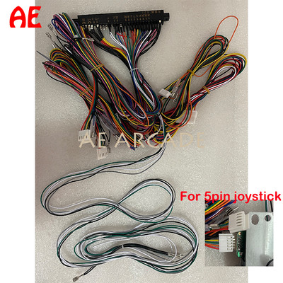 Arcade JAMMA 28/56 Pin 2,8/4,8mm Διασύνδεση Ερμάριο Καλωδίωση 140cm Καλώδιο πλεξούδας πλεξούδας για κονσόλες παιχνιδιών Pandora Arcade 5V&12V