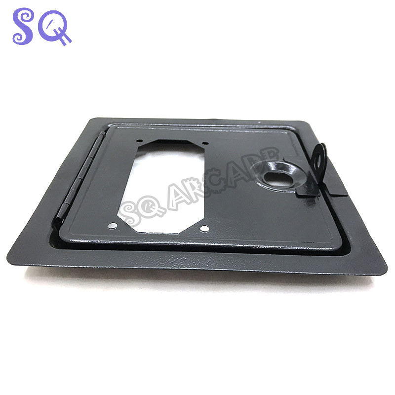 Meelelahutuslikult juhitav arkaad, raudmündi uks üles/alla uksega pöördemasina mündi vastuvõtmise mehhanism, musta sularahakasti värava DIY osad