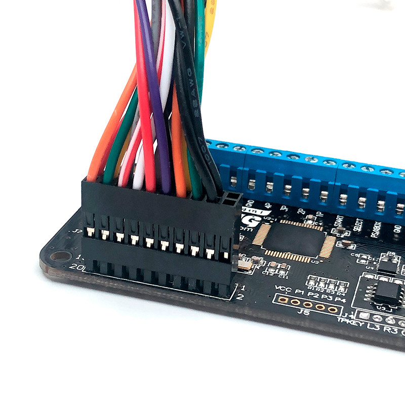 Ātrā savienojuma 20 kontaktu instalācija 0,110 savienotāji Brook Universal Fighting Stick dēļa kabeļiem