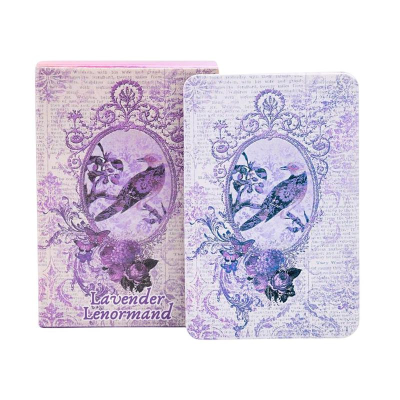 Oferta fierbinte Lavanda Lenormand Oracle Carte de tarot Carte de divinație a destinului Jocuri de masă Cărți de joc pentru petrecere a ghicitului.