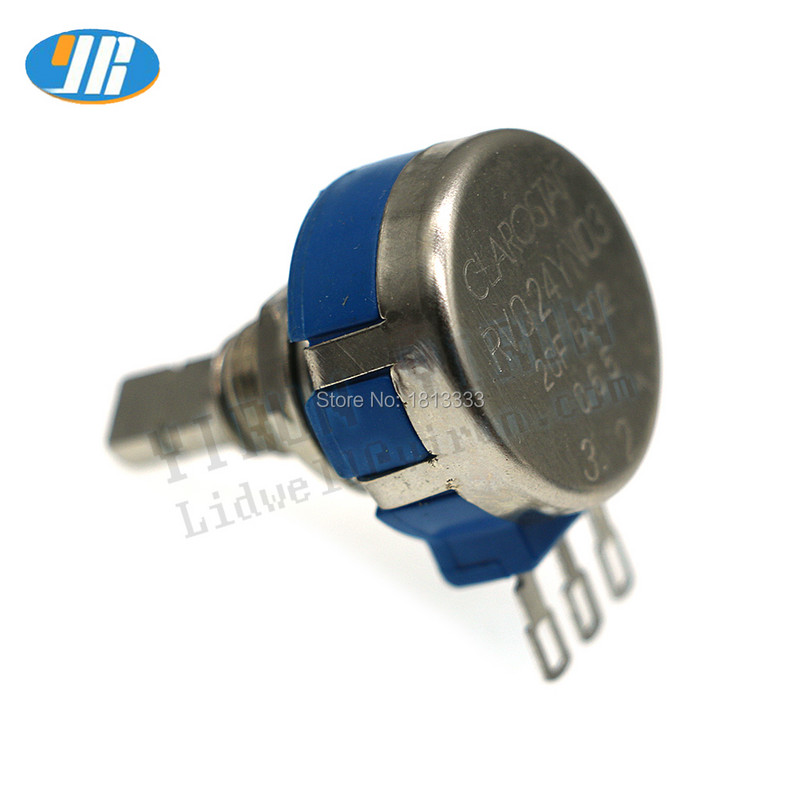 Un RVQ24YN03 20F B502 5K Simulator potențiometru cu film de carbon cu o singură rotație Accesorii pentru mașină de jocuri de curse