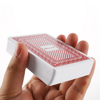Нови горещи 2 комплекта/лот Baccarat Texas Hold\'em пластмасови карти за игра Водоустойчиви гладки покер карти Настолни бридж игри 64*89 mm Qenues